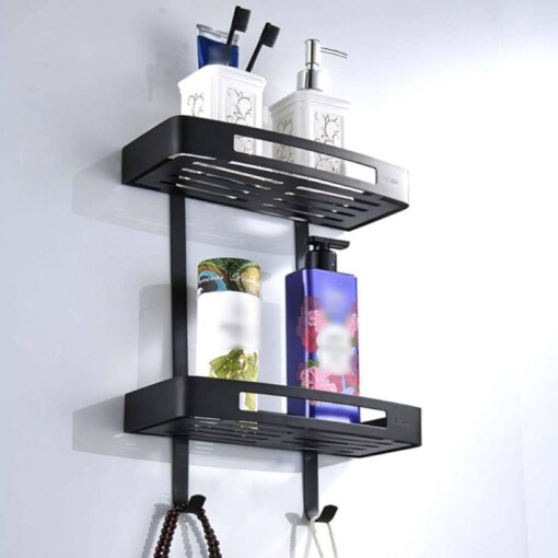 Etagère salle de bain Face Double Métallique