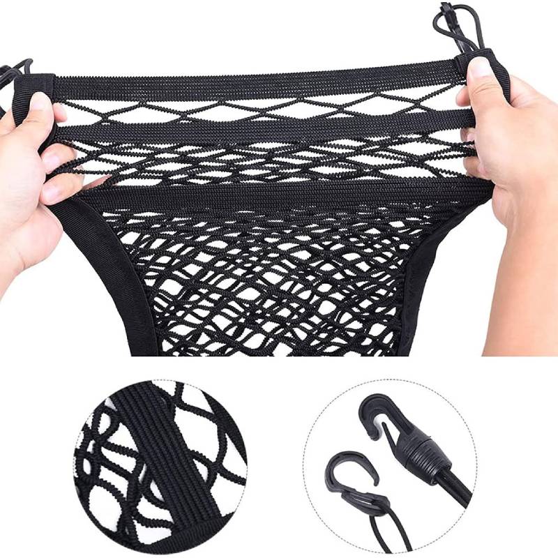 Filet de Rangement Universel en Maille pour Siège Auto – Image 3