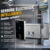 Serrure électrique Intelligente Double Cylindre à Empreinte SMTOP SM509