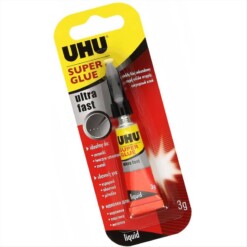 Colle UHU Super Glue Ultra Rapide 3Gr