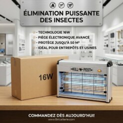 Lampe UV Anti-Moustiques KILL PEST 16W