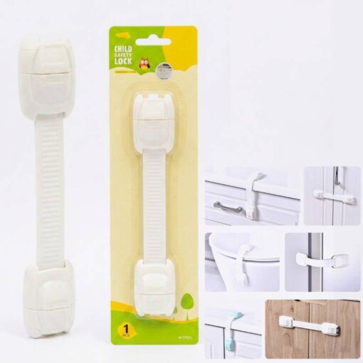 Loquet de Sécurité Réglable Multifonctions Adhésif pour Enfants