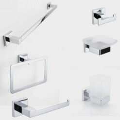 Alternative view of Ensemble Salle de Bain Inox 6 Pièces