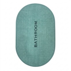 Alternative view of Tapis Salle de Bain Ovale BATHROOM FIRLA 72-54