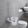 Porte brosse en Aluminium Gobelet en Verre WC 7250