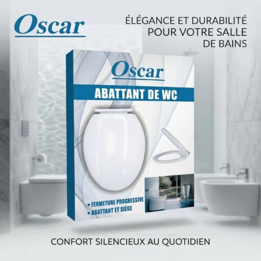 Abattant Silencieux WC OSCAR Forme Ovale