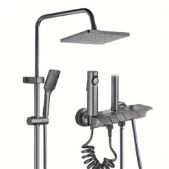 Alternative view of Ensemble Colonne de Douche Piano en Aluminium
