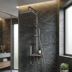 Ensemble Colonne de Douche Piano en Aluminium