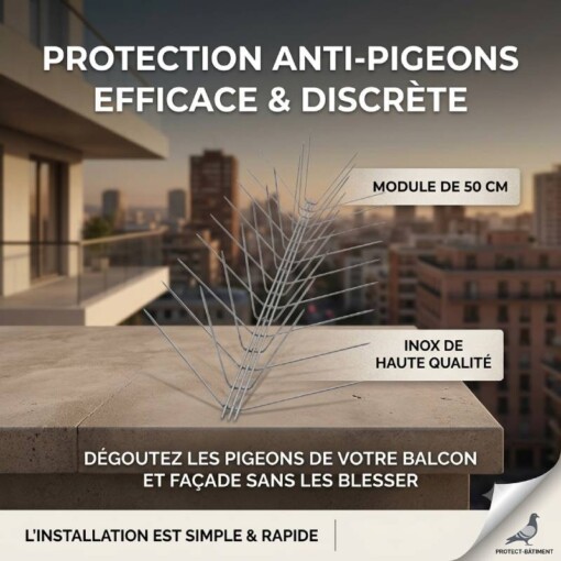 Pics à Pigeons 50cm 2PCS