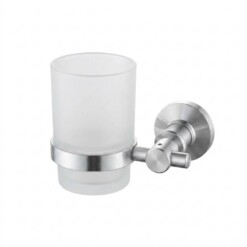 Alternative view of Porte Brosse à dents en Aluminium Gobelet en Verre SANWATER