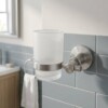 Porte Brosse à dents en Aluminium Gobelet en Verre SANWATER