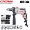 Perceuse à Percussion 13mm 650W CROWN CT10216
