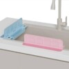 Protège évier Pliable Antiéclaboussures pour Lavabo Cuisine avec Porte Lavettes