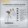 Jeu de Lime 4x160mm FONTOR 6PCS