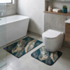 Tapis Salle de Bain Décorés 2PCS