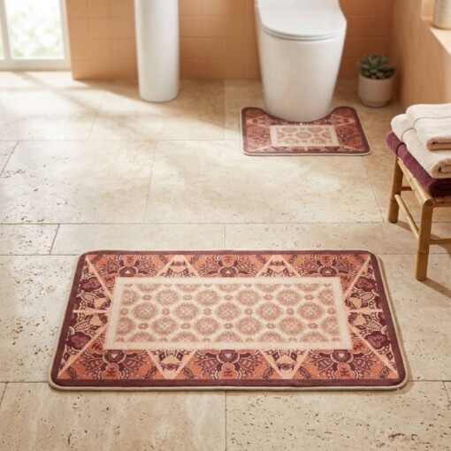 Tapis Salle de Bain Décorés 2 PCS 72-62 FIRLA