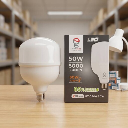 Lampe LED Lumière Blanche 50W