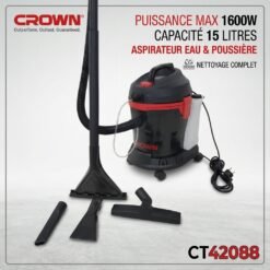 Aspirateur Lifting 3en1 15L 1600W CROWN CT42088