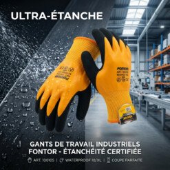 Gants en Latex Etanches N°10 XL FONTOR