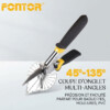 Cisailles Multifonction Pince Coupe Tole Multi Angles 45°-135°