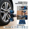 Kit Perforateur Visseuse Boulonneuse Tronçonneuse 4en1 et 2 Batteries YAE6004 POWERBLU