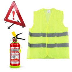 Alternative view of Pack de Sécurité Extincteur 1KG Gilet Xeno et Triangle de Panne