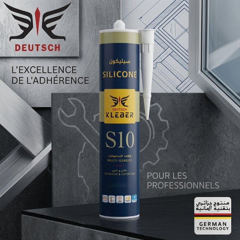 Colle Silicone Multifonction S10 KLEBER DEUTSCH 280ml