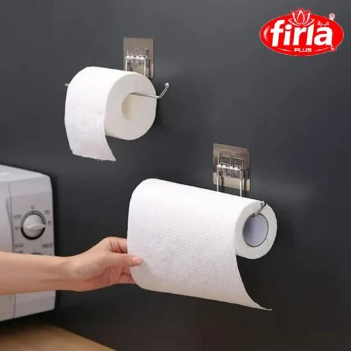 Porte Papier Essuie-Tout/Toilette et Objets Adhésif métallique FIRLA
