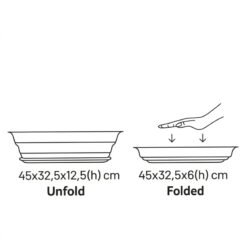Egouttoir Rétractable Pliable avec Plateau – Image 5