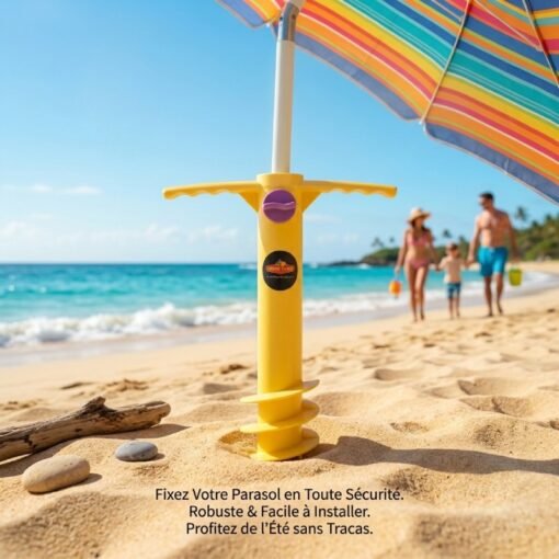 Support Piquet de Parasols en ABS Résistant au Vent
