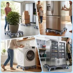 Alternative view of Support Machine à Laver et Frigo Anti-Vibration Mobile 150KG