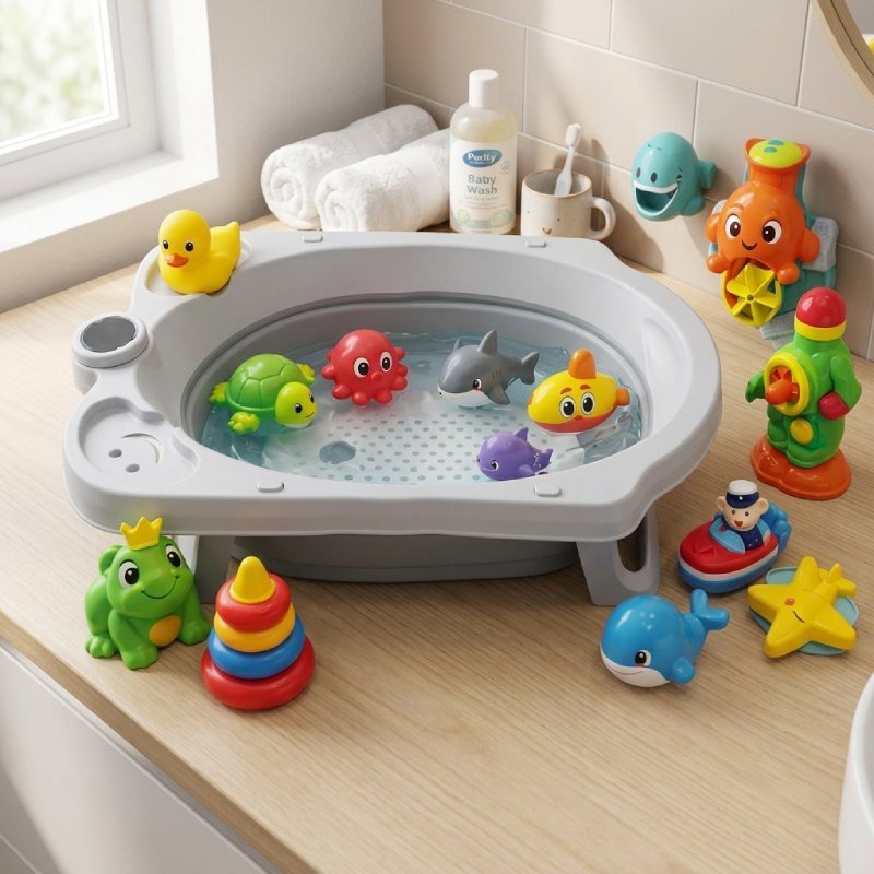 Baignoire Bébé Pliable Portable – Image 2