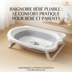 Baignoire Bébé Pliable Portable