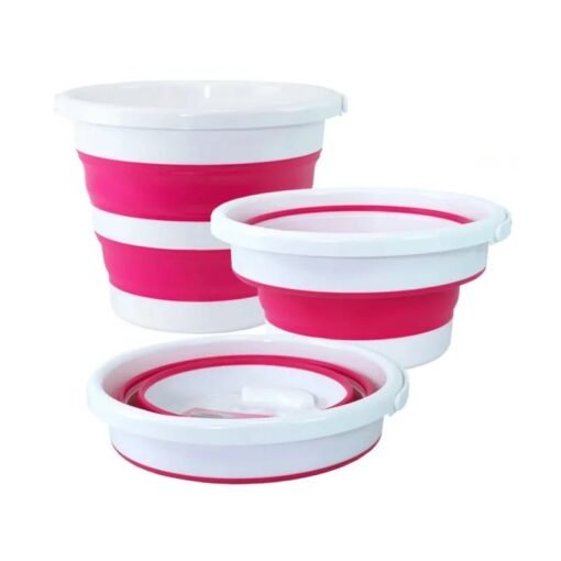 Seau Magique Pliable en Silicone 12L