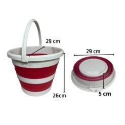 Seau Magique Pliable en Silicone 12L – Image 4