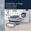 Bassine Ovale Rétractable Pliable 25L