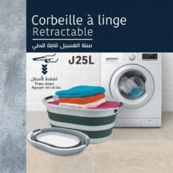 Bassine Ovale Rétractable Pliable 25L
