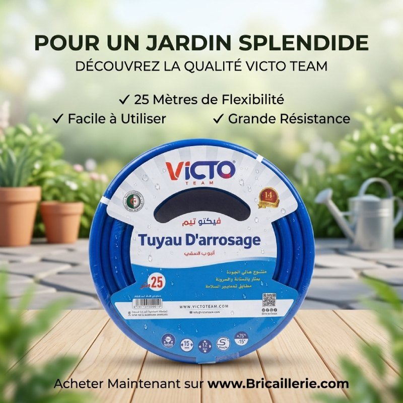 Tuyau d'Arrosage Jardinage 25M VICTO