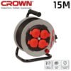 Enrouleur de Câble 4 Ports 3600W 15M CROWN CEER-B0425