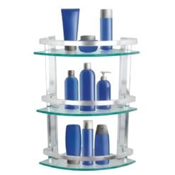 Alternative view of Etagère de Coin en Verre Triple SANWATER 1325A