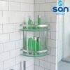 Etagère de Coin en Verre Double SANWATER 1225
