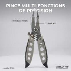 Pince Electricien à Dénuder 16en1 Multi-Usage 373-6