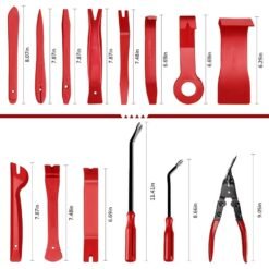 Kit d’Outils de Retrait Automatique des Garnitures Panneau de Voiture 19PCS 308-11 – Image 3