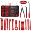 Kit d’Outils de Retrait Automatique des Garnitures Panneau de Voiture 19PCS 308-11