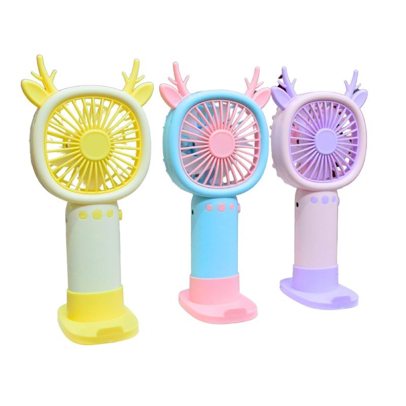 Mini Ventilateur Portable Rechargeable avec Support Téléphone JL8858-E – Image 6
