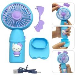 Mini Ventilateur Portable avec Support Téléphone HELLO KITTY 262 – Image 3