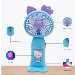 Mini Ventilateur Portable avec Support Téléphone HELLO KITTY 262 – Image 7
