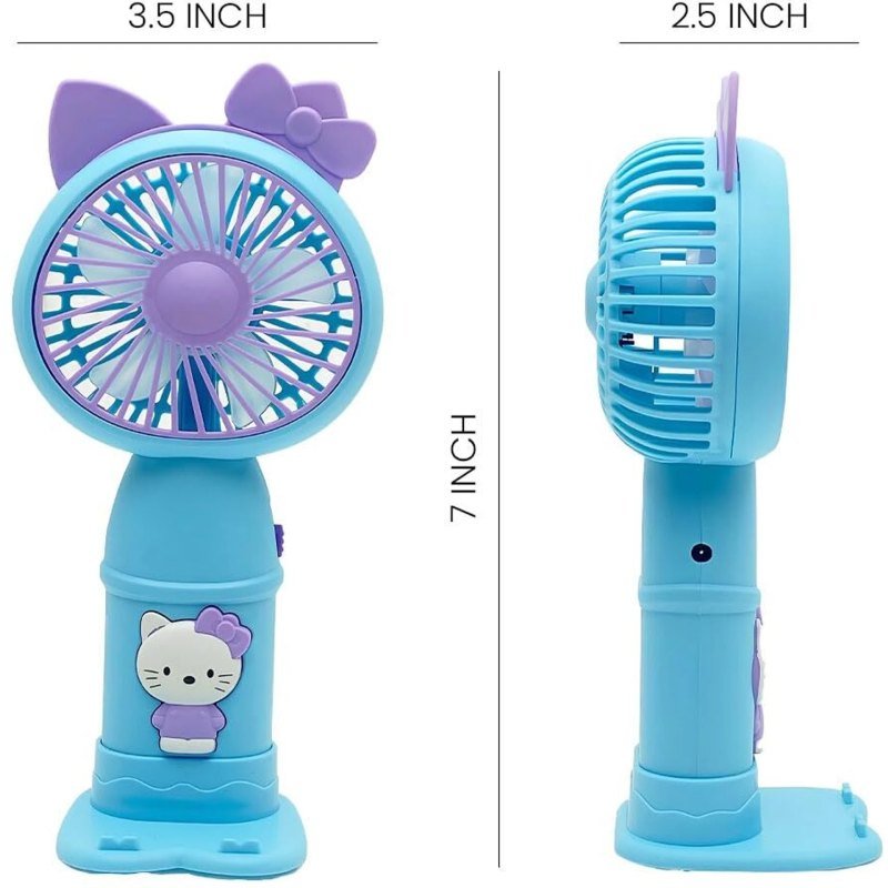 Mini Ventilateur Portable avec Support Téléphone HELLO KITTY 262 – Image 8