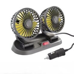 Alternative view of Ventilateur de Voiture Puissant et Silencieux Double Rotation 360° 12V