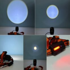 Torche LED Frontale et Dorsal Rechargeable avec ZOOM – Image 10